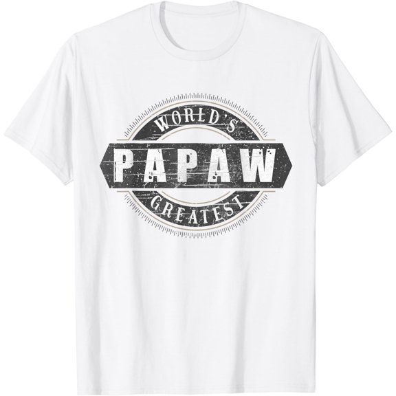 Vintage World's Greatest Papaw Fathers Day For Grandpa T-Shirt