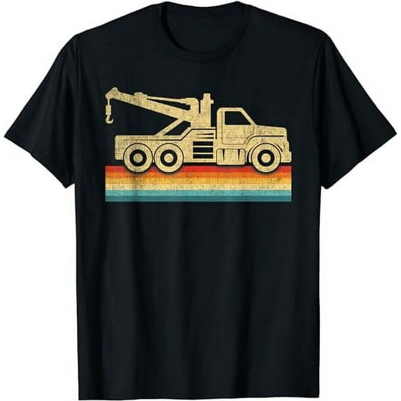 Vintage Wrecker Tow Truck Driver T-Shirt
