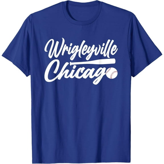 Vintage Wrigleyville Illinois Chicago Baseball Lover And Player T-Shirt Size S-5Xl Best Birthday Gifts