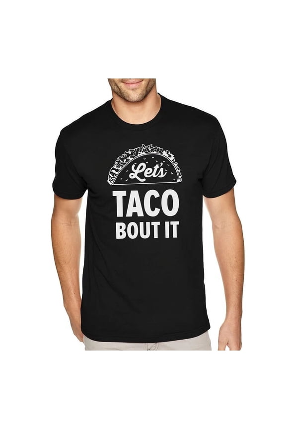 Vintage Xtrafly Apparel Men'S Tee Let'S Taco Bout It Mexican Latino Crewneck T-Shirthot Trending Birthday Gifts