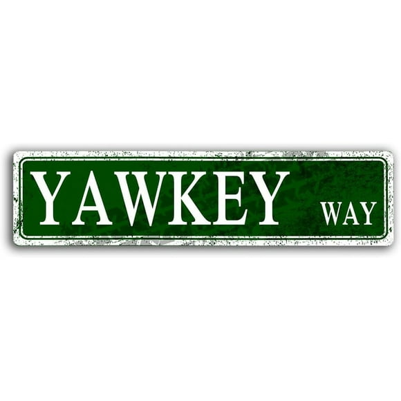 Vintage Yawkey Way Street Signs Retro Metal Tin Road Sign the Street Outside Boston's Fenway Park Decor Novelty Traffic Wall Art Plaque Yard Decoration Size: 4 x 16 Inch