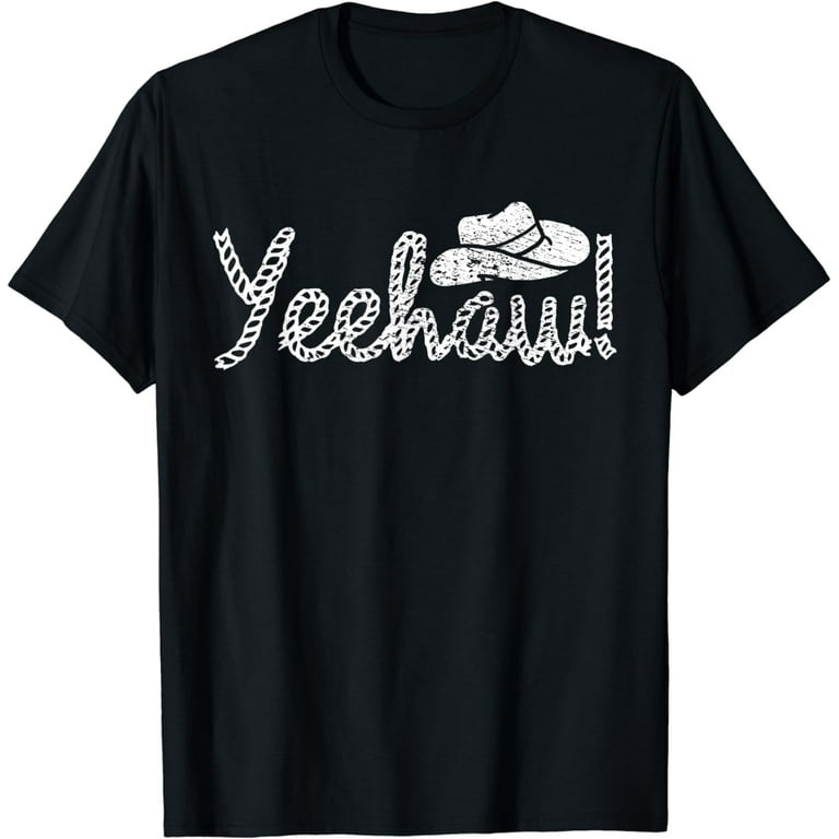 Vintage Yeehaw Cowboy Western Country Plus size vent T Shirt Walmart
