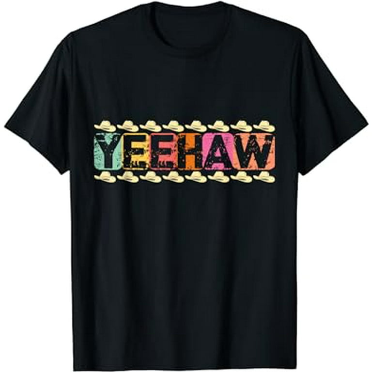 Vintage Yeehaw Cowboy Western Country T Shirt Walmart