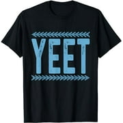 Vintage Yeet Tees - Yeet Quotes Design Blue T-Shirt