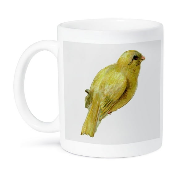 3dRose, Vintage Yellow Finch Bird Illustration, 11oz Mug