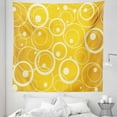 thumbnail image 1 of Vintage Yellow Tapestry, Circles and Dots Monotone Geometric Shapes with Yellow Background, Fabric Wall Hanging Decor for Bedroom Living Room Dorm, 5 Sizes, Yellow Pale Yellow, by Ambesonne, 1 of 1