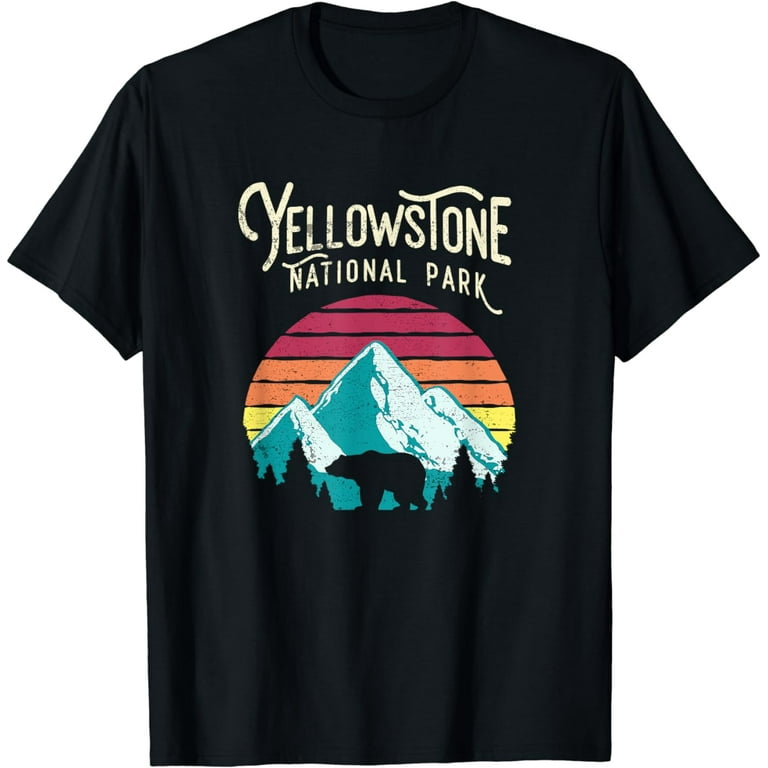 Vintage Yellowstone National Park Wy Mountain Bear T Shirt Vintage Yellowstone National Park Wy Mountain Bear T Shirt