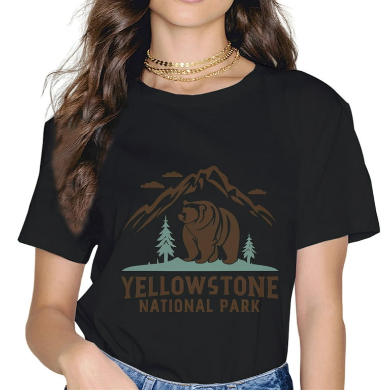 Vintage Yellowstone National Park Wy Mountain Bear T Shirt Vintage Yellowstone National Park Wy Mountain Bear T Shirt