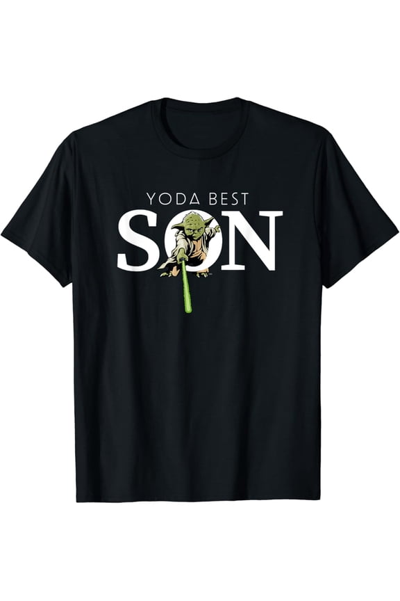 Vintage Yoda Best Son Lightsaber Gift for Family T-Shirt S-5XL - Trending Birrthday Tee Gifts Vintage Tee -Birthday Gifts