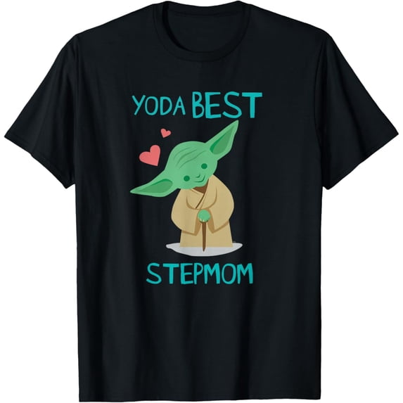 Vintage Yoda Best Stepmom Yoda Chibi Portrait Mother's Day T-Shirt S-5XL - Trending Birrthday Tee Gifts Vintage Tee -Birthday Gifts