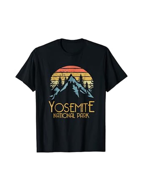 Vintage Yosemite National Park California Classic Theme T-Shirt