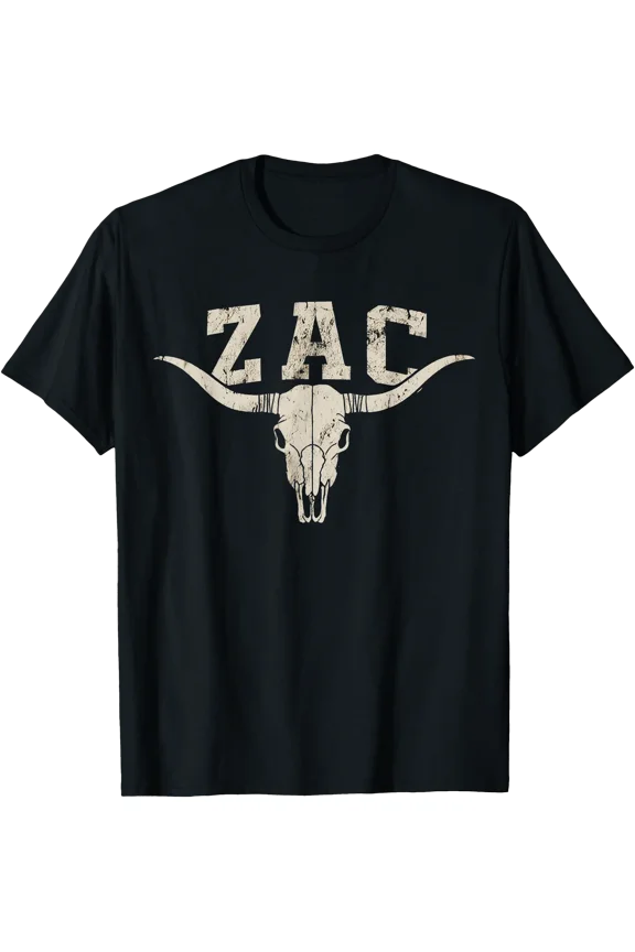 Vintage Zac Name Retro Gift for Men Women Kid Boy Girl T-Shirt