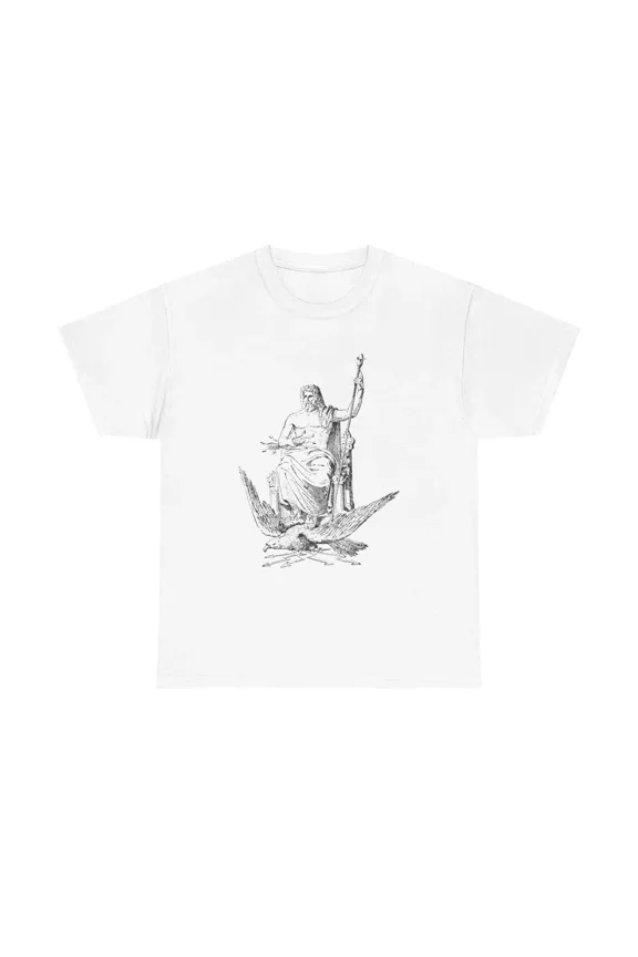 Vintage Zeus Graphic T-Shirt, Vintage Birthday Gift