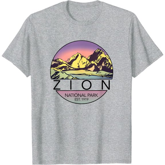 Vintage Zion National Parks Retro Unisex T-Shirt for Men Women Kids Toddler