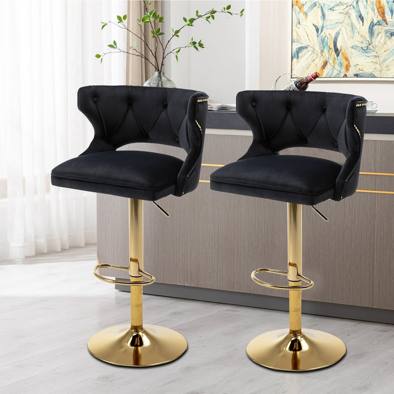 Vintage upholstered stool 2025