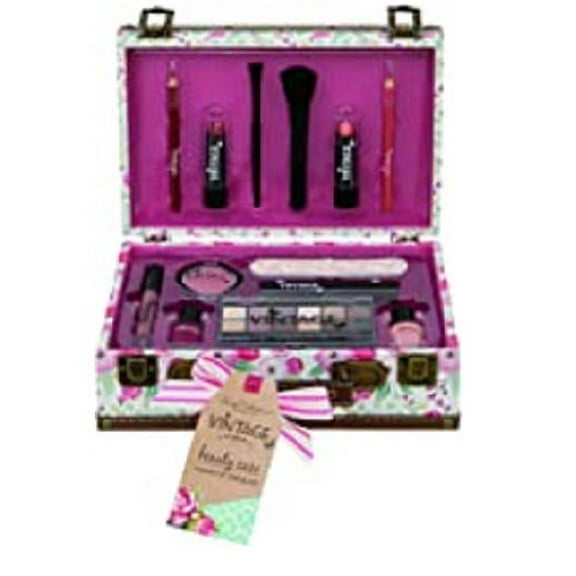 Vintage by Body Collection England Eye, Lip & Nail Makeup Beauty Case