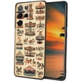 thumbnail image 1 of Vintage-carousel-ride-symbols-4 Phone Case, Designed for Samsung Galaxy S22 Ultra Case Soft Silicon for women girls boys wife gift,Shockproof Phone Cover, 1 of 1