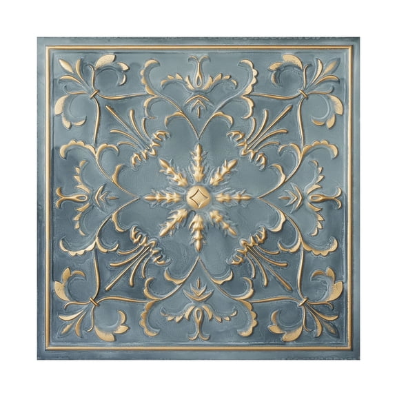 Vintage ceiling tiles interior decorative panel for Cafes and Bars PL70 Smoked gold 10Pcs/pack