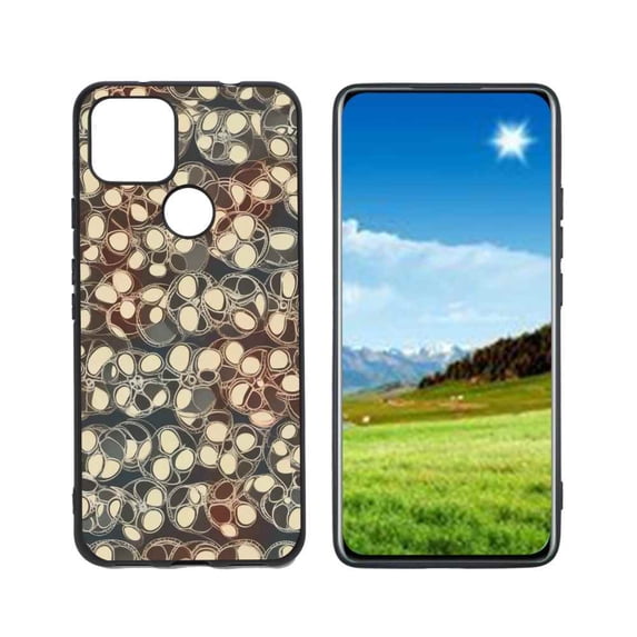 Vintage-film-reel-patterns-2 Phone Case, Designed for Google Pixel 5A 5G Case Soft Silicon for women girls boys wife gift,Shockproof Phone Cover