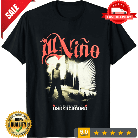Vintage iLL Nino 2006 Nu Metal one Nation underground Allcolor T-Shirt S-5XL, LIMITED EDITION-TH63020