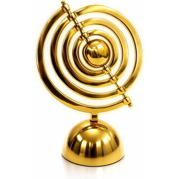 Vintage look Brass Armillary Sphere Nautical Decorative Globe with Zodiac Rings  Unique Gift for Collectors & Astronomy Lovers Armillary Sphere, Decorative Celestial Globe (BRASS, 5.5*10*14")