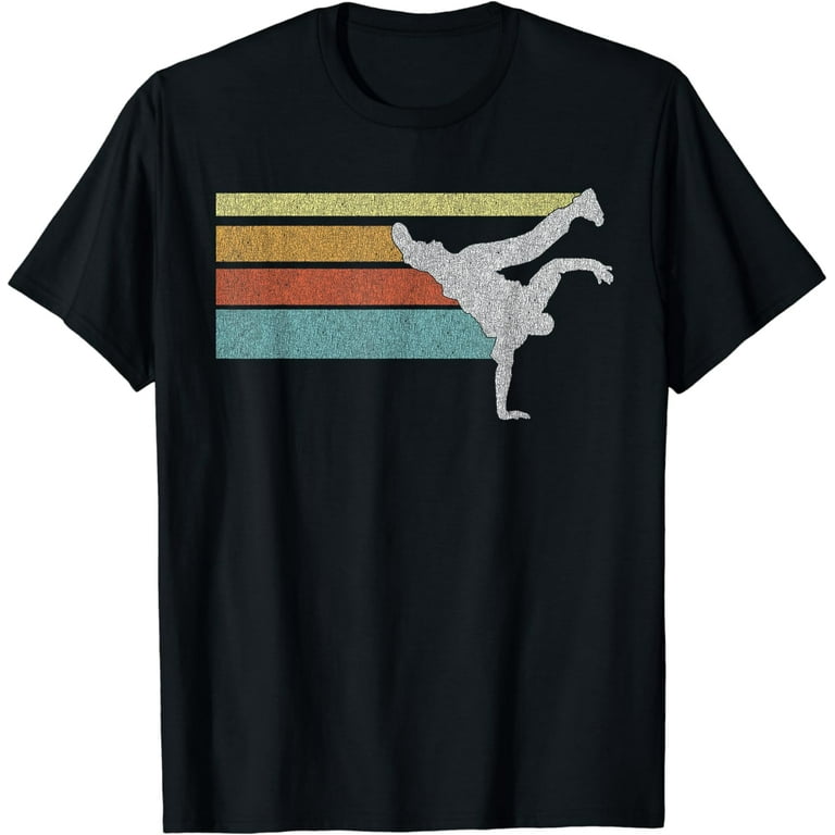 Vintage Look Hip Hop Bboy Breakdance T-Shirt Vintage Look Hip Hop Bboy Breakdance T-Shirt