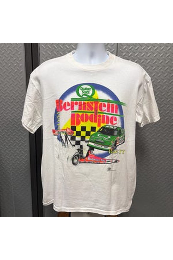 Vintage n@sc@r/NHRA Quaker State Kenny Bernstein/Brett Bodine #26 King Racing Shirt (XL)