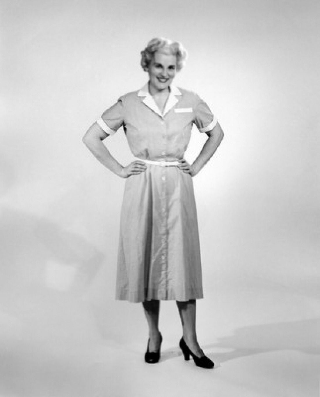 Vintage photograph of mature woman Canvas Art - (18 x 24)