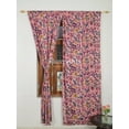 thumbnail image 1 of Vintage print boho floral curtains, Cotton Curtain, Set Of Two Curtains, Semi Sheer Drapes, Housewarming Gift, Light Weight Summer drapes., 1 of 7
