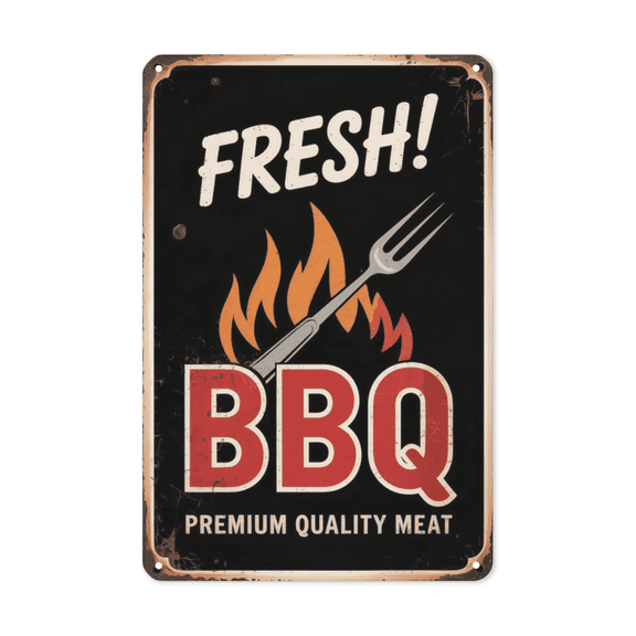 Vintage quote wall decor featuring Smoked Grill Delights Metal Tin Sign Backyard Decor Patio Kitchen Perfect For Hanging In BBQ Areas With Grilling 8x12 inch metal sign for home office wall decor