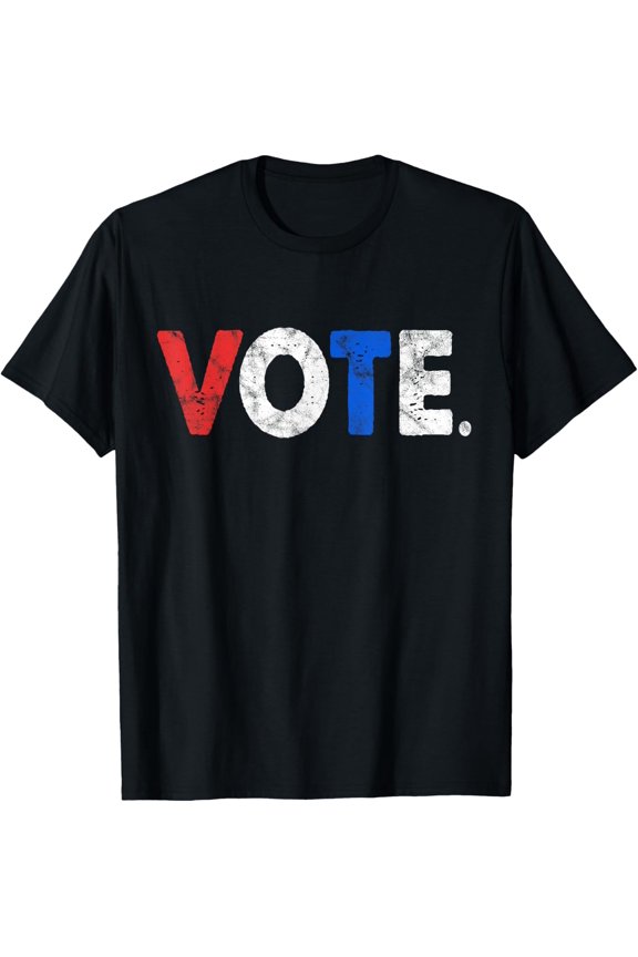 Vintage retro please vote America Voting Right for men women T-Shirt
