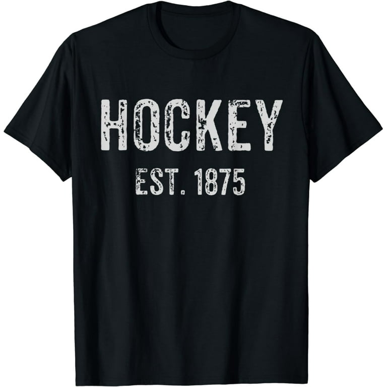Vintage Style Ice Hockey Established 1875 T-Shirt Vintage Style Ice Hockey Established 1875 T-Shirt