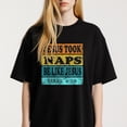 thumbnail image 1 of Vintage style Religious Graphic for Adults Funny Jesus Took Naps Be Like Jesus Casual Tee Print T Shirt, 1 of 5