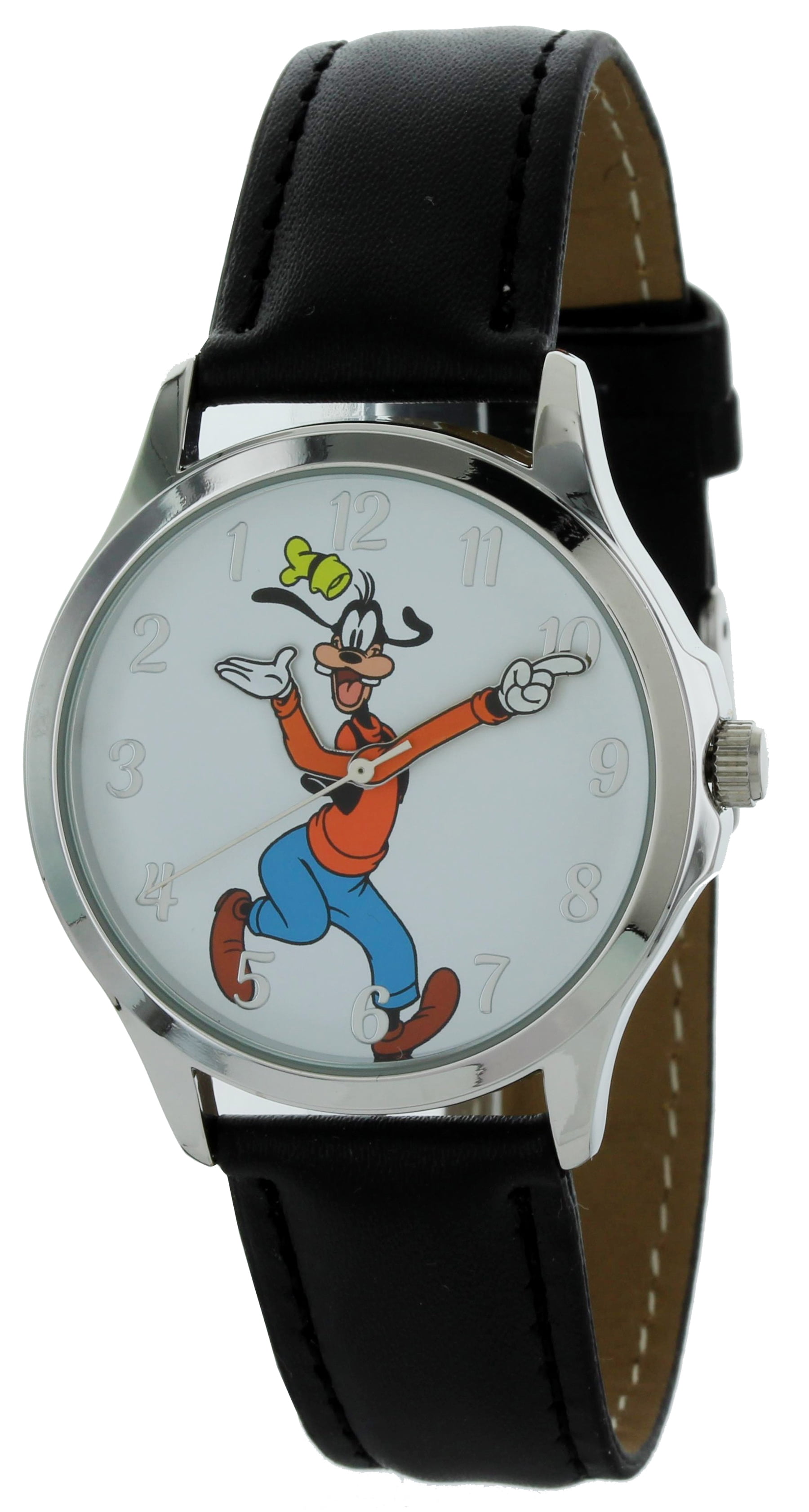 Disney Vintage Style Goofy Molded Hand Quartz Watch with Backward