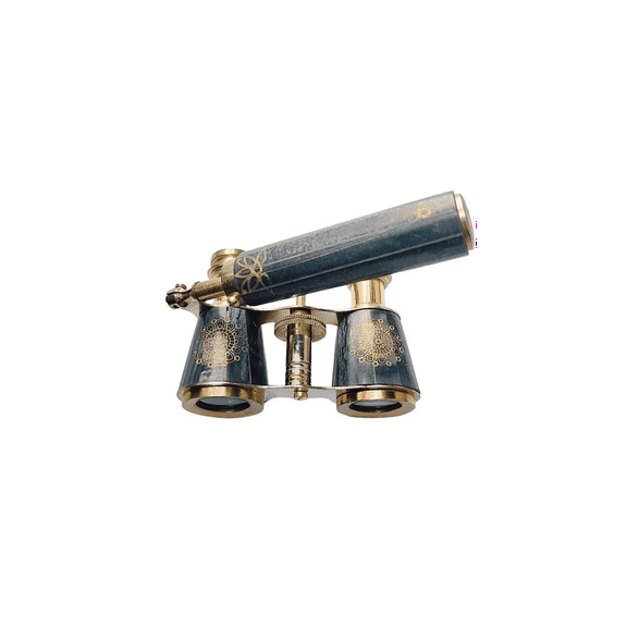 Vintage telescope Opera Glasses Mother of Pearl & Handle Brass Fittings France