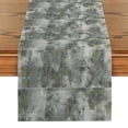 thumbnail image 1 of Vintage wood textured table flag shabby mixed color table Runner Home kitchen Living Room table decor, 1 of 4