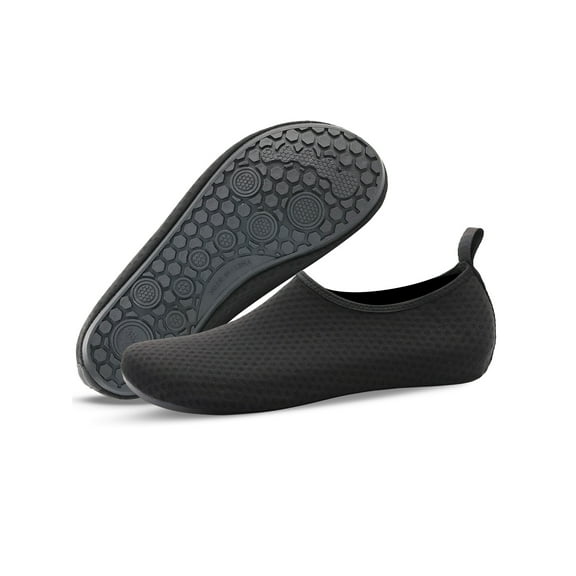 VintageClothing Water Shoes Quick Dry Pool Beach Barefoot Skin Aqua Socks for Women Men Black