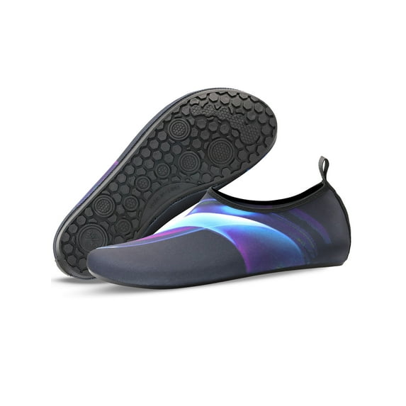 VintageClothing Water Shoes Quick Dry Pool Beach Barefoot Skin Aqua Socks for Women Men Blue