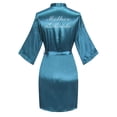 thumbnail image 1 of VintageClothing Women Kimono Satin Mother of the Bride Wedding Short Robe One Size, 1 of 5
