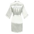 thumbnail image 1 of VintageClothing Women Kimono Satin Mother of the Groom Wedding Short Robe One Size, 1 of 5