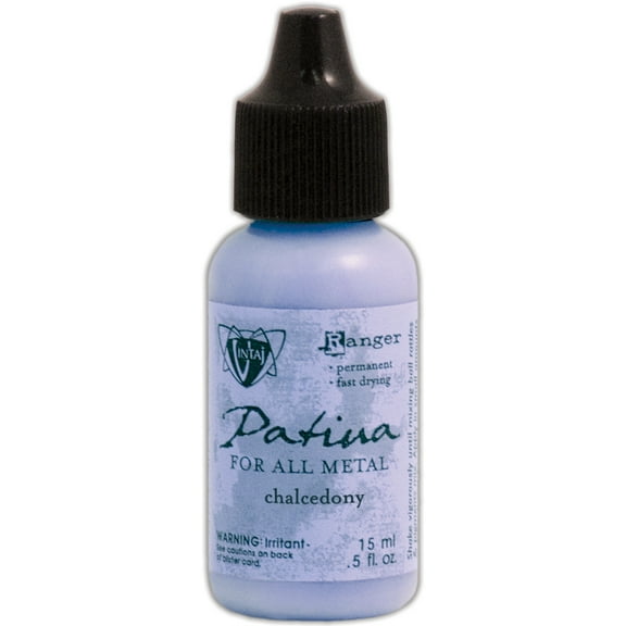 Vintaj Patina, Opaque Permanent Ink For Metal, 0.5 Ounce, Chalcedony