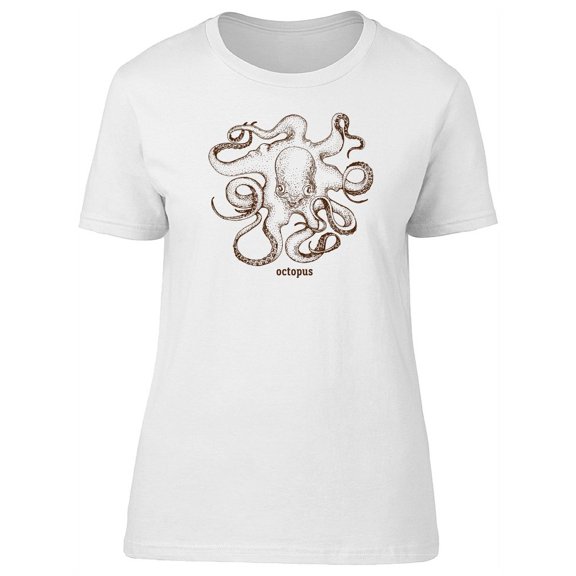 Vintge Octopus T-Shirt Men -Image by Shutterstock, Male XX-Large