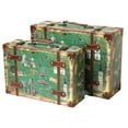 thumbnail image 1 of Vintiquewise Vintage Style European Luggage Suitcase, Set of 2, 1 of 6