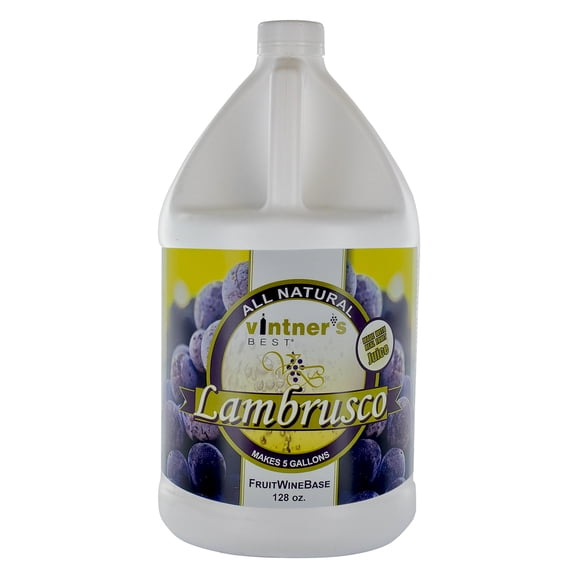Vintner's Best Fruit Wine Base 128oz Jug - Lambrusco