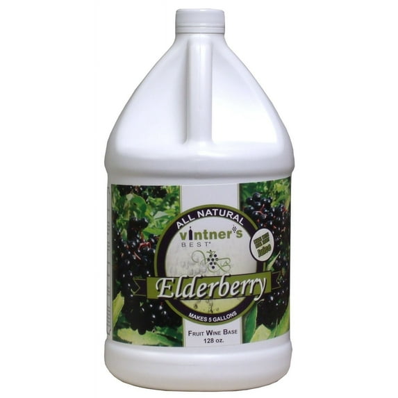 Vintners Best Elderberry Fruit Wine Base 128 oz. Jug