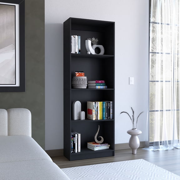 Vinton Bookcase: Spacious Tier-Shelving, Modern Design