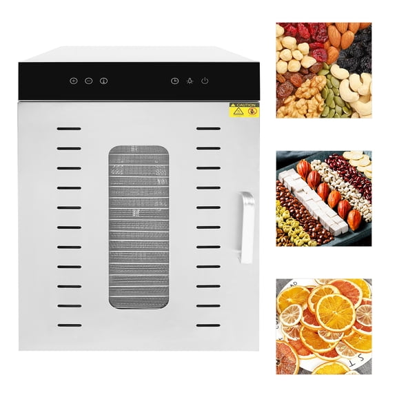 Vintoro 110V 1370W Food Dehydrator Machine, Food Dehydrator with 20 Grid Trays, Stainless Steel Food Dryer