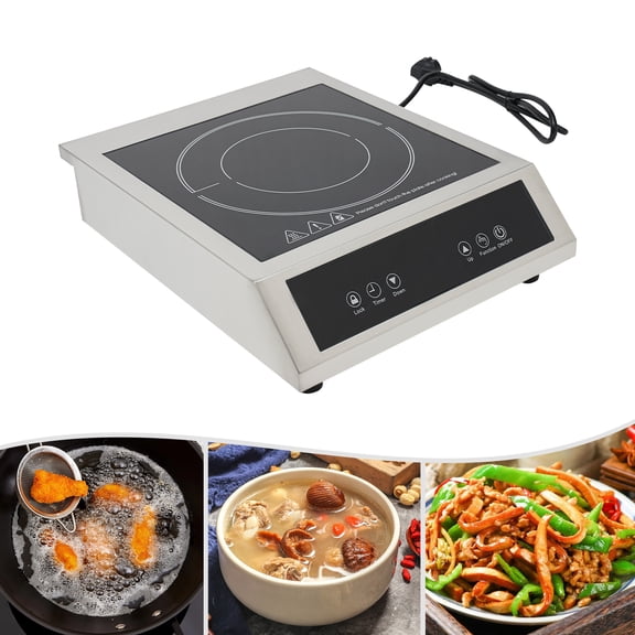 Vintoro 1800W Induction Cooktop with A Child Lock, Commercial Single Induction Hob, Overheat Protection