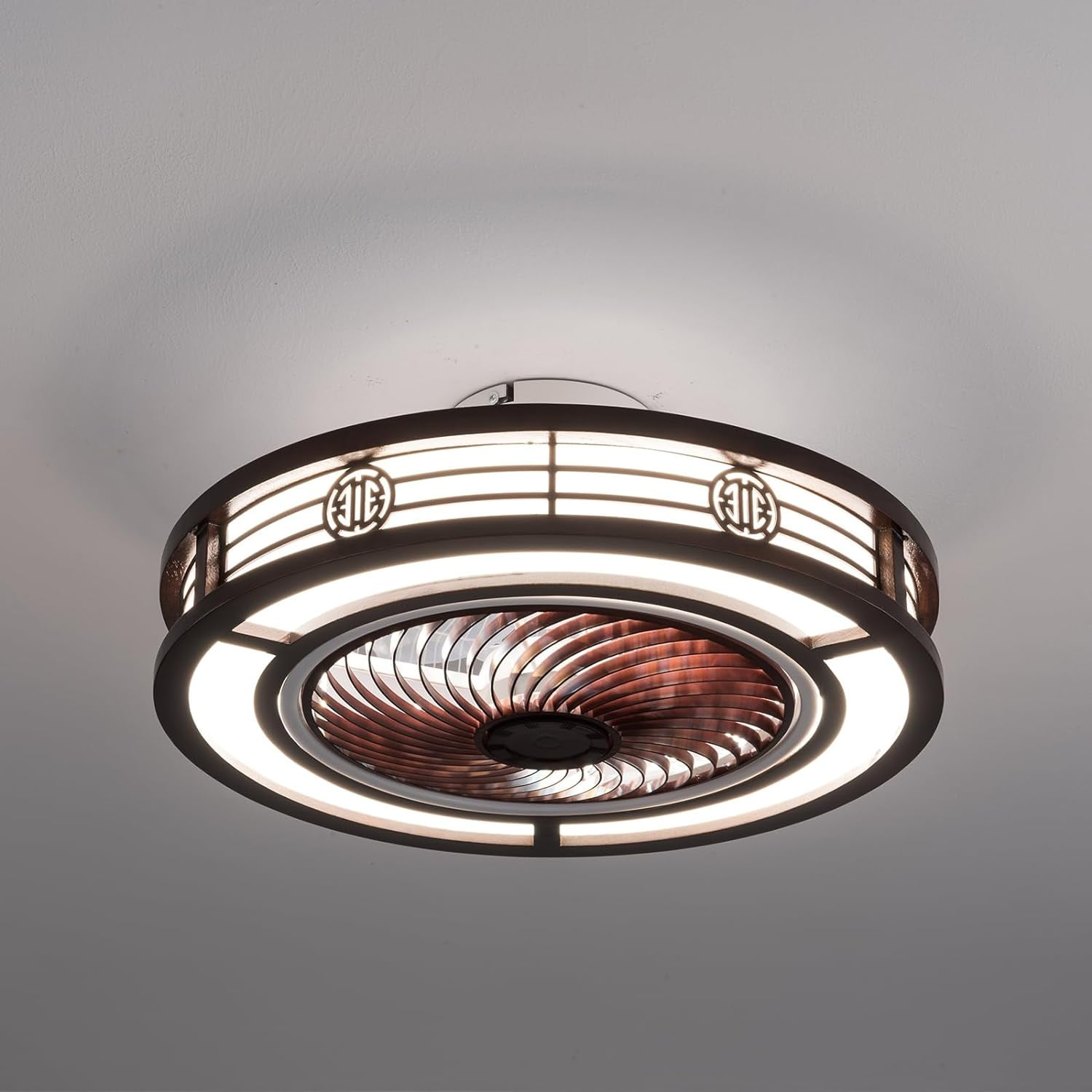 Flush Mount Bladeless Ceiling Fannull
