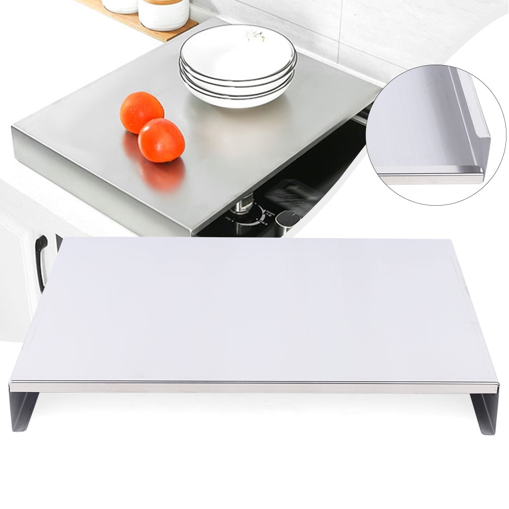 Vintoro 30*40*5cm Stainless Steel Kitchen Stove Top Cover, Gas Stove Protective Bracket, Burner Protector